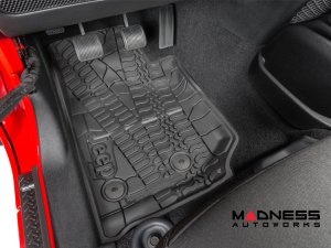 Jeep Wrangler JK Floor Mats - All Weather - Mopar - Front + Rear 